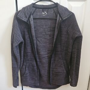Women's Grey/Black Fleece Jacket